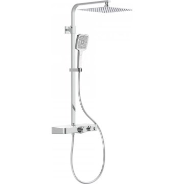 Schütte 60530 - OCEAN thermostatic shower set, polished chrome