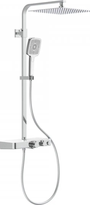 Schütte 60530 - OCEAN thermostatic shower set, polished chrome