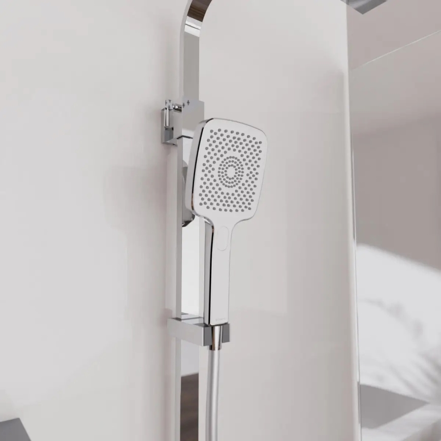 Schütte 60530 - OCEAN thermostatic shower set, polished chrome
