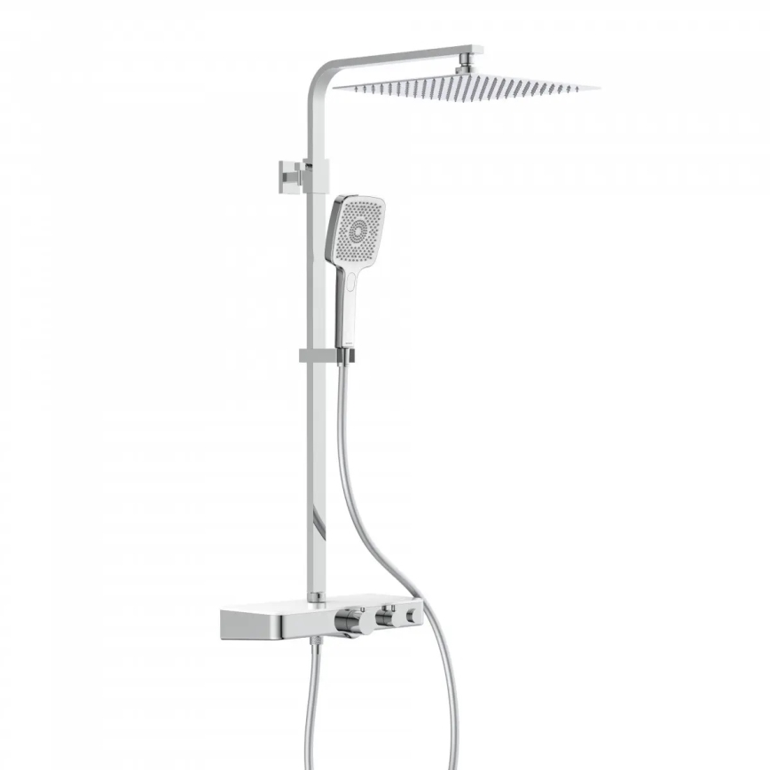 Schütte 60530 - OCEAN thermostatic shower set, polished chrome