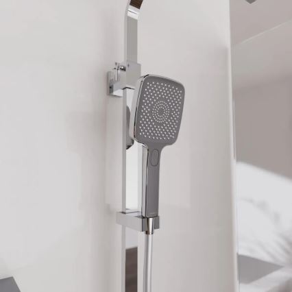 Schütte 60531 - OCEAN Thermostatic Shower Set, Glossy Chrome/Anthracite