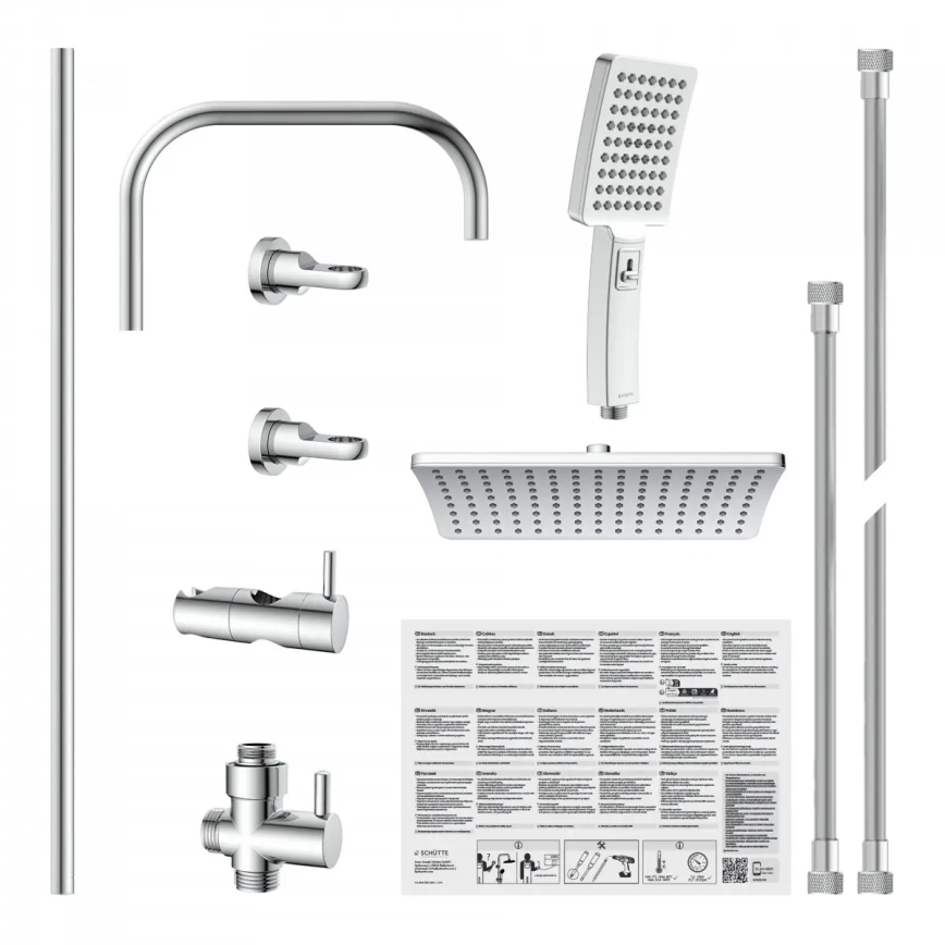Schütte 60660 - MALLORCA Shower Set, Polished Chrome