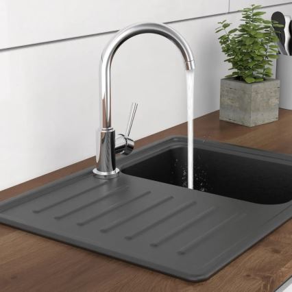Schütte 79116 - CORNWALL kitchen sink faucet, polished chrome