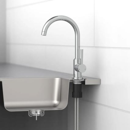 Schütte 79116 - CORNWALL kitchen sink faucet, polished chrome