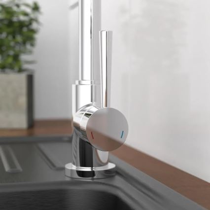 Schütte 79116 - CORNWALL kitchen sink faucet, polished chrome