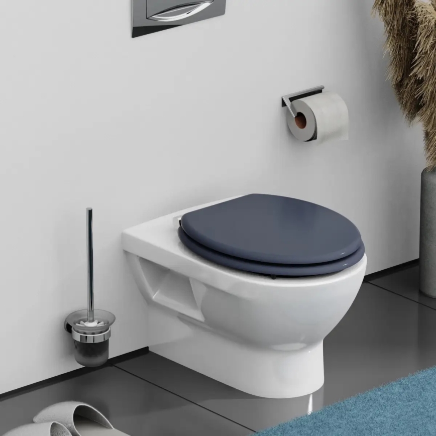 Schütte 80104 - SPIRIT Anthracite SoftClose MDF Toilet Seat