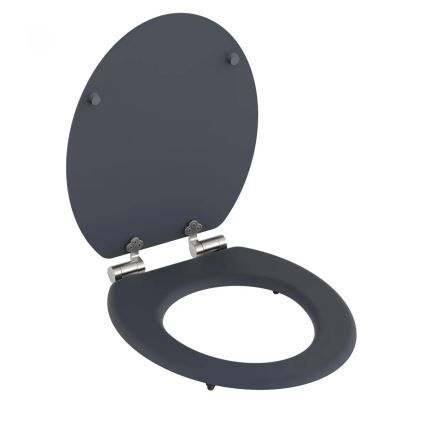 Schütte 80104 - SPIRIT Anthracite SoftClose MDF Toilet Seat