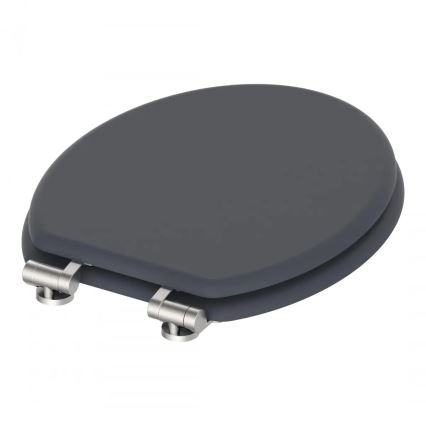 Schütte 80104 - SPIRIT Anthracite SoftClose MDF Toilet Seat