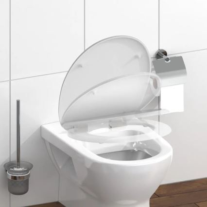 Schütte 82100-A - WHITE Duroplast Toilet Seat with SoftClose