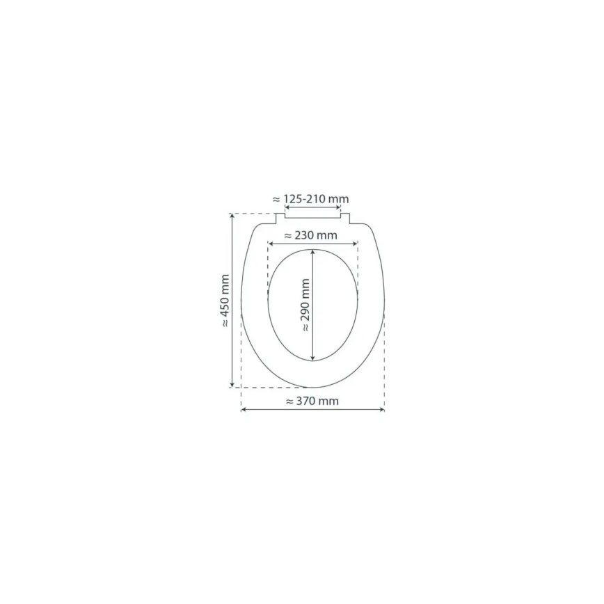 Schütte 82196 - BEACH SoftClose Duroplast Toilet Seat