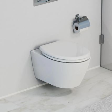 Schütte 82300-A - WHITE SoftClose Duroplast Toilet Seat