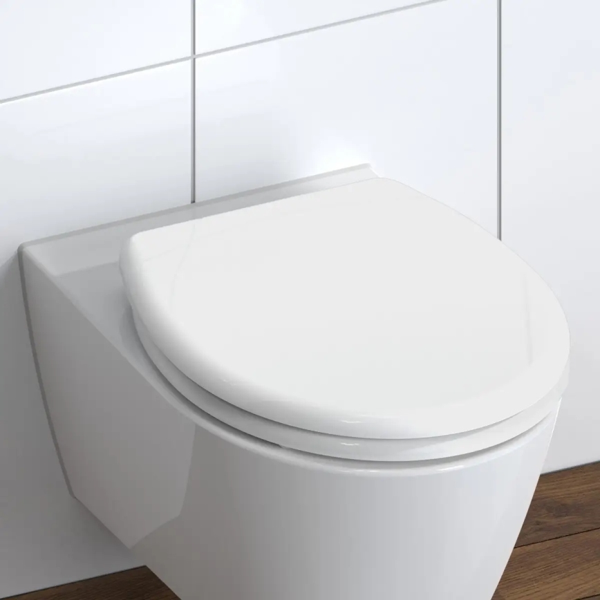 Schütte 82300-A - WHITE SoftClose Duroplast Toilet Seat