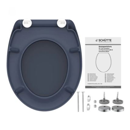 Schütte 82304-A - Anthracite Duroplast Toilet Seat with SoftClose