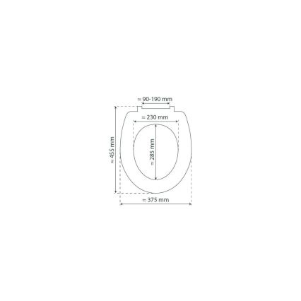 Schütte 82304-A - Anthracite Duroplast Toilet Seat with SoftClose