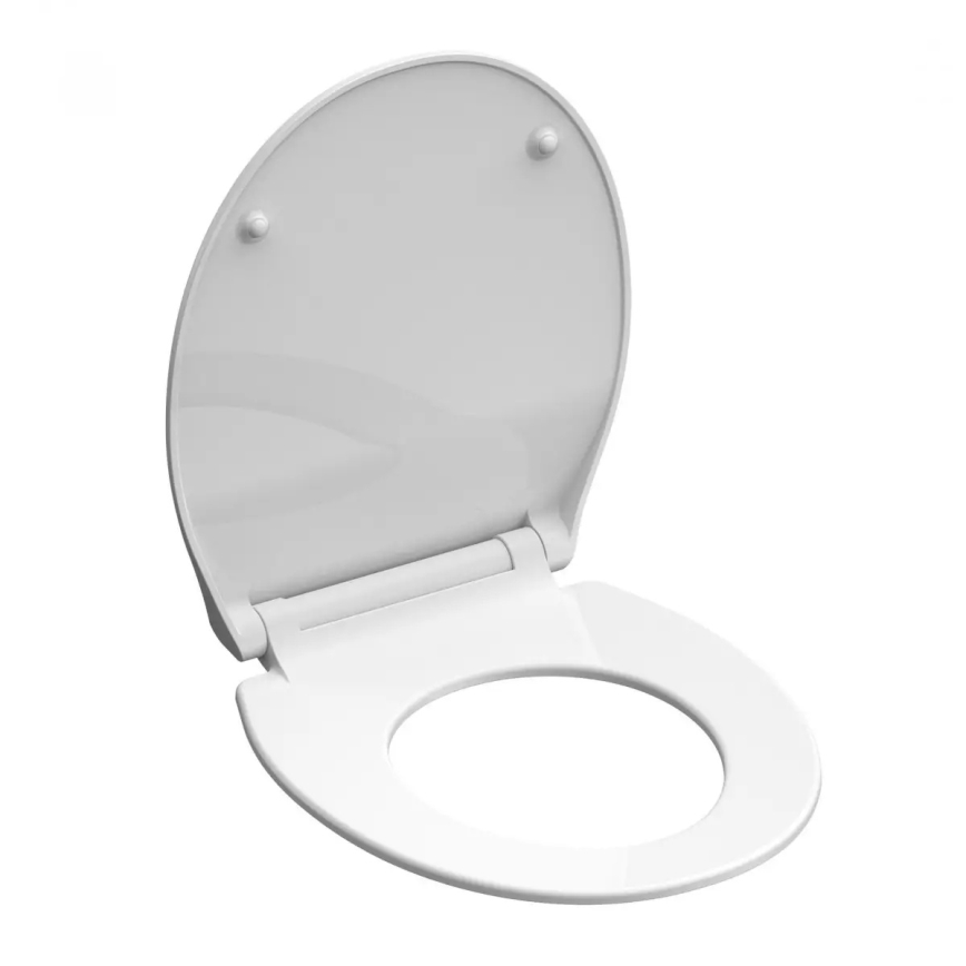 Schütte 82700 - SLIM WHITE SoftClose Duroplast Toilet Seat