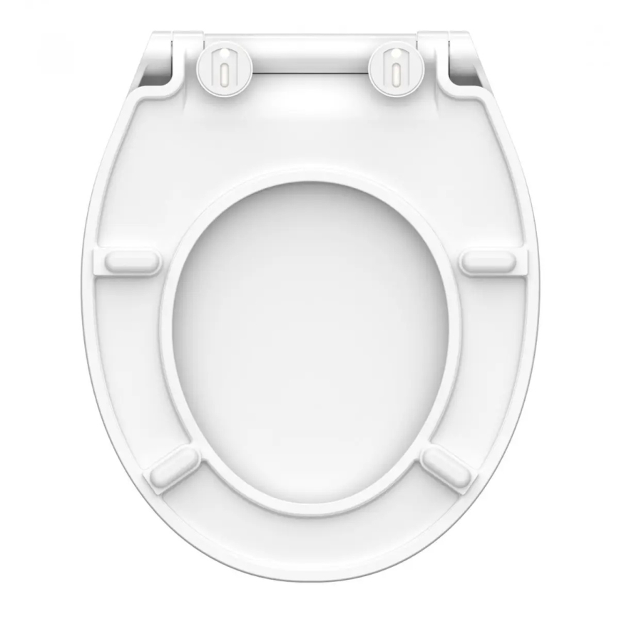 Schütte 82700 - SLIM WHITE SoftClose Duroplast Toilet Seat