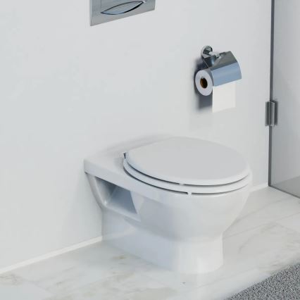 Schütte 84100-A - WHITE SoftClose MDF Wooden Toilet Seat