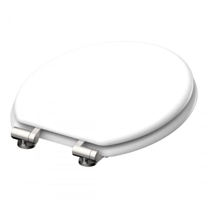Schütte 84100-A - WHITE SoftClose MDF Wooden Toilet Seat
