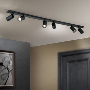 SEAN 6xGU10/13W/230V Spotlight, Black