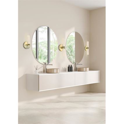 Searchlight - ABERDEEN LED Dimmable Bathroom Wall Light, 7W, 230V, IP44, Brass