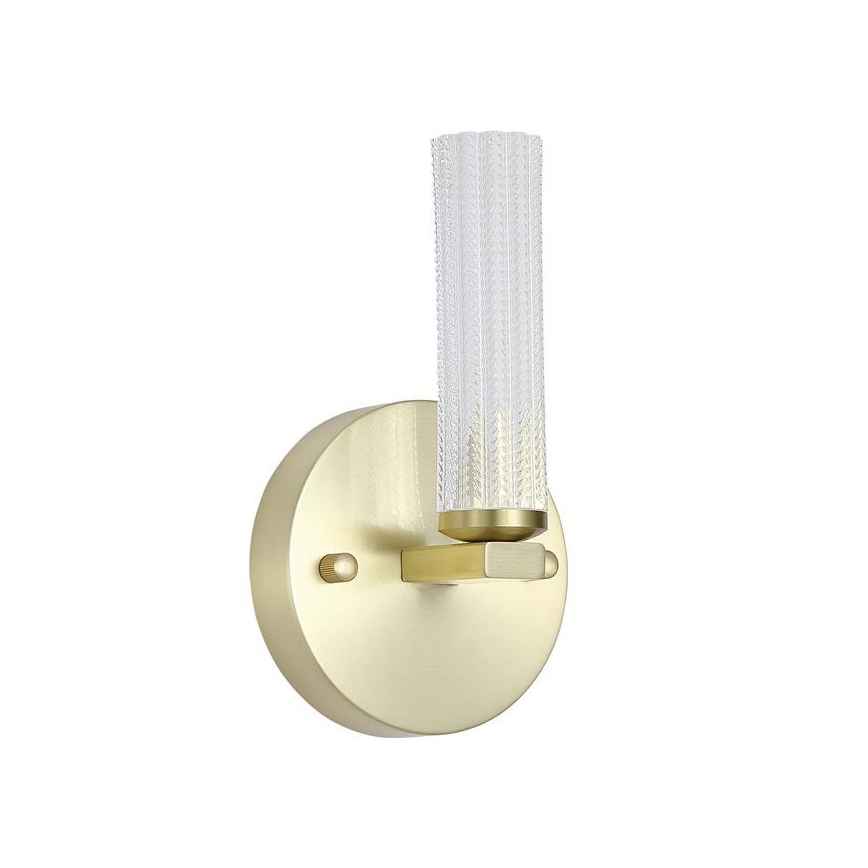 Searchlight - ABERDEEN LED Dimmable Bathroom Wall Light, 7W, 230V, IP44, Brass