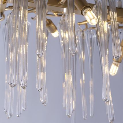 Searchlight - Cable-hung pendant light HERITAGE 10xG9/33W/230V