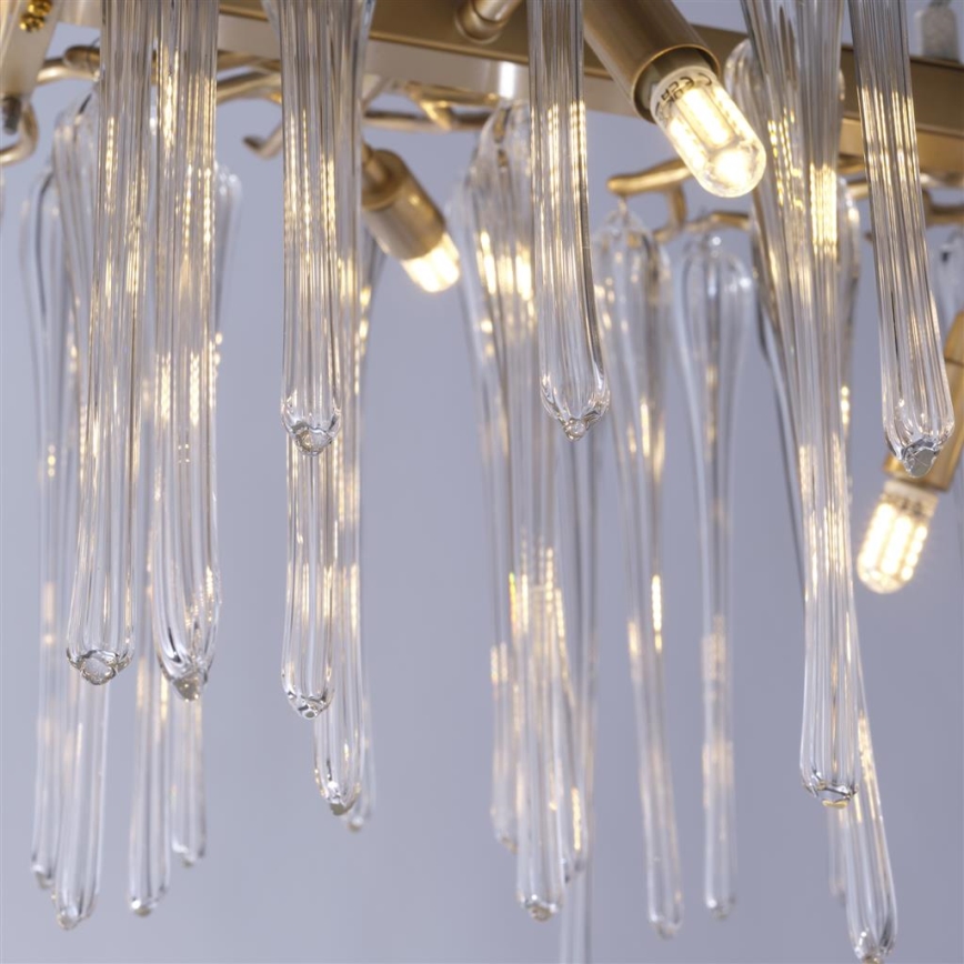 Searchlight - Cable-hung pendant light HERITAGE 10xG9/33W/230V