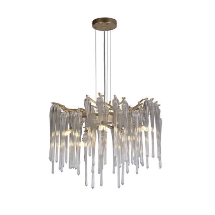 Searchlight - Cable-suspended chandelier HERITAGE 5xG9/33W/230V