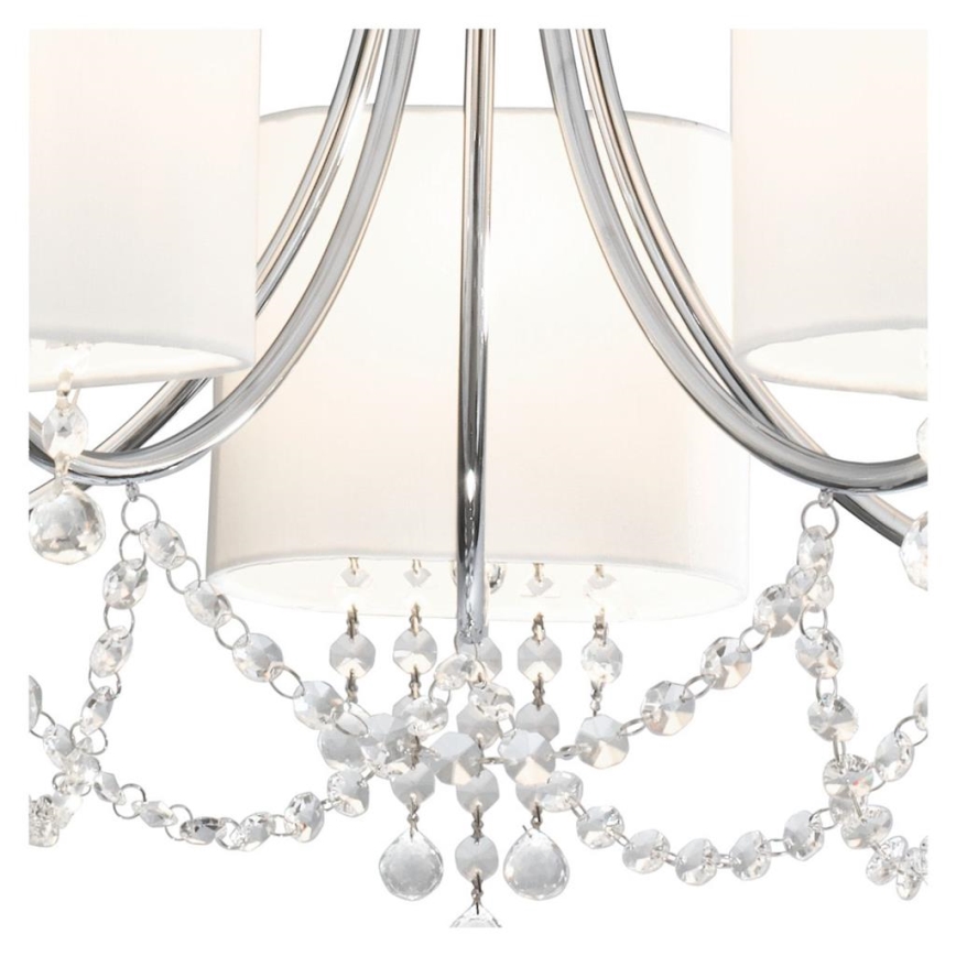Searchlight - Crystal chandelier on a chain NINA 5xE14/60W/230V