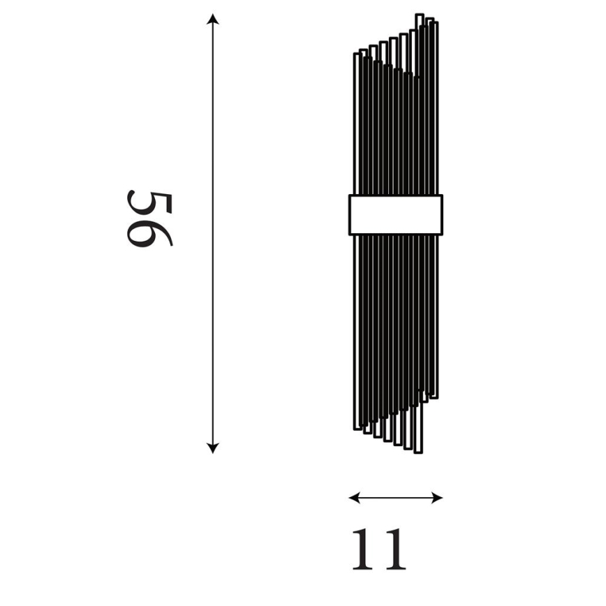 Searchlight - Wall Light LARA 2xE14/60W/230V