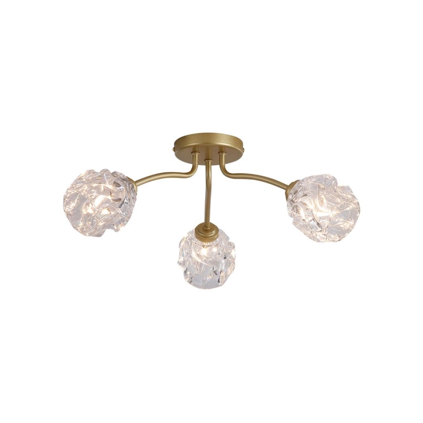 Searchlight - Flush-mount chandelier ASTRAL 3xG9/33W/230V gold