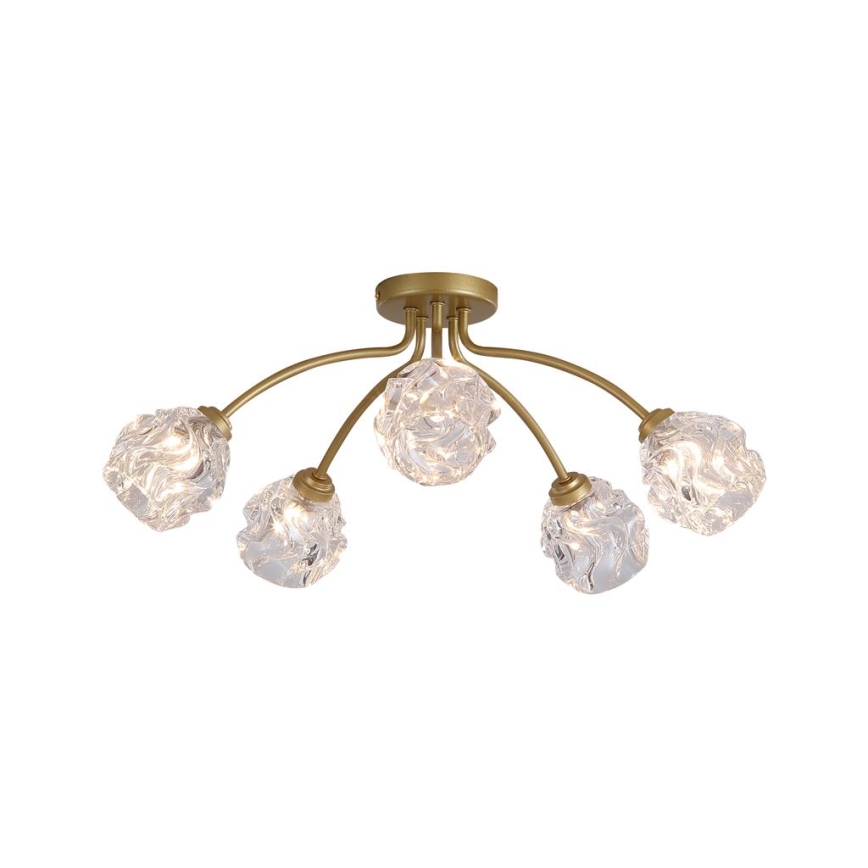 Searchlight - ASTRAL Surface-Mounted Chandelier 5xG9/33W/230V, Gold