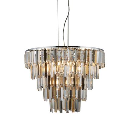 Searchlight - Chandelier on a string CLARISSA 9xE14/40W/230V