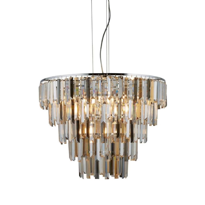Searchlight - Chandelier on a string CLARISSA 9xE14/40W/230V