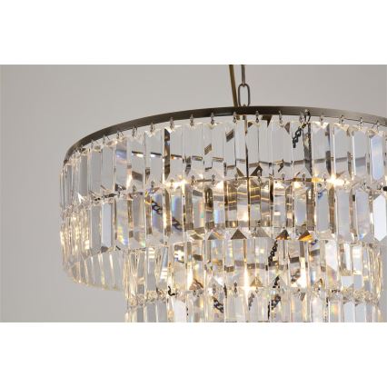 Searchlight - EMPIRE Chain-Hung Chandelier 5xE14/60W/230V