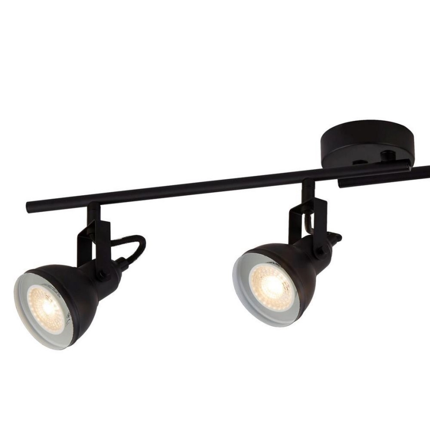 Searchlight - Ceiling spotlight FOCUS 4xGU10/50W/230V black