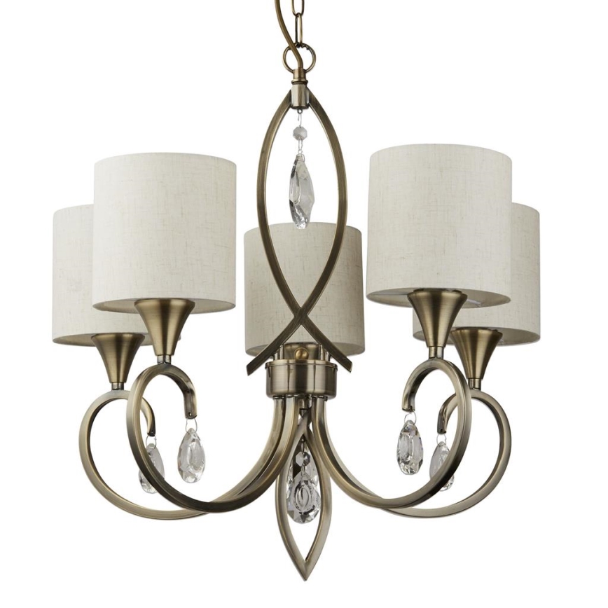 Searchlight - Chandelier on a chain ALBERTO 5xE14/60W/230V