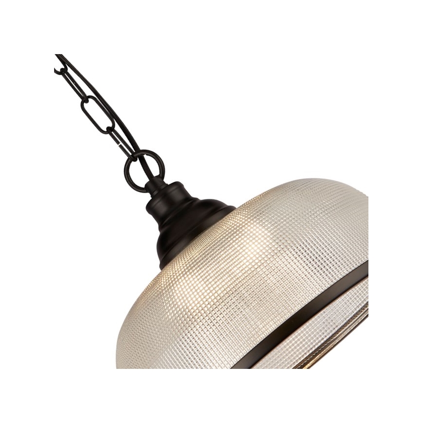 Searchlight - Chandelier on a chain BISTRO 1xE27/60W/230V black