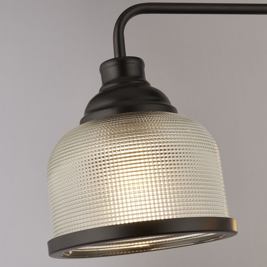 Searchlight - Chandelier on a chain BISTRO 3xE27/60W/230V black