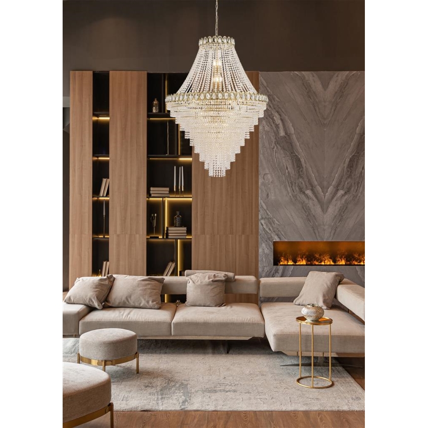 Searchlight - LOUIS PHILLIPE Chain-Hung Chandelier 28 x E14/60W/230V