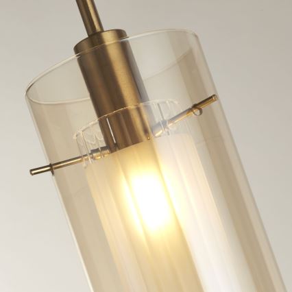 Searchlight - Chandelier on a string DUO 1xE14/60W/230V brass
