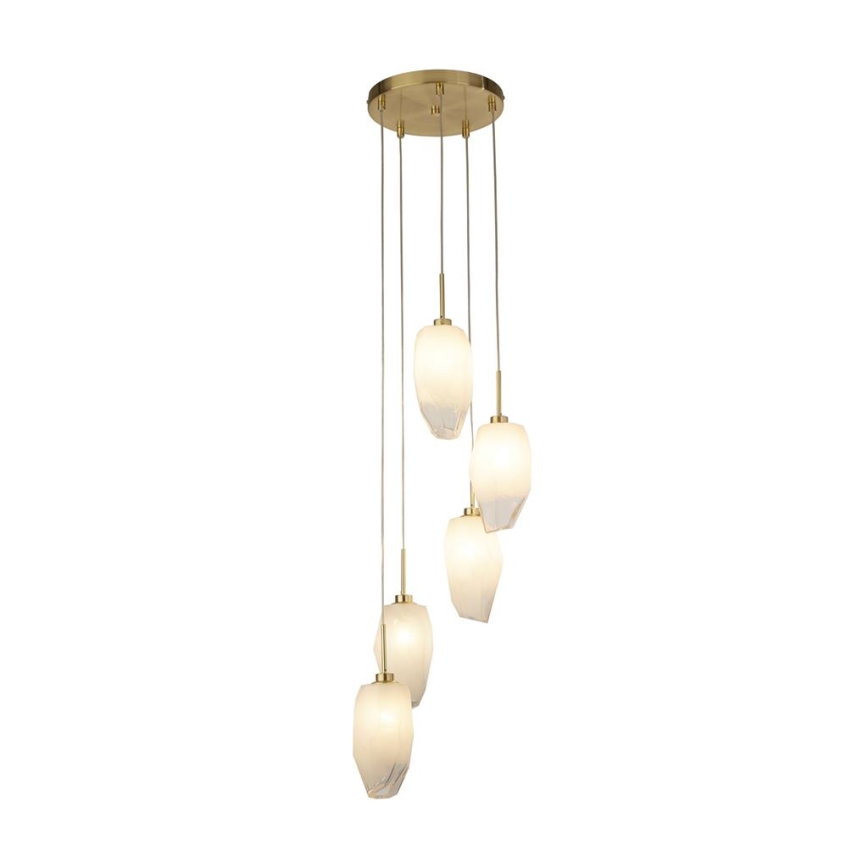 Searchlight - ROCKY cable-hung pendant light 5xG9/33W/230V
