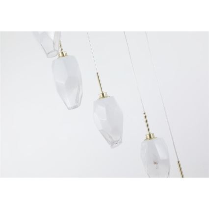Searchlight - ROCKY Cable-Suspended Chandelier 8xG9/33W/230V