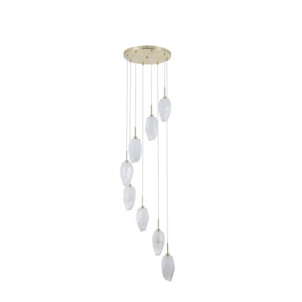Searchlight - ROCKY Cable-Suspended Chandelier 8xG9/33W/230V