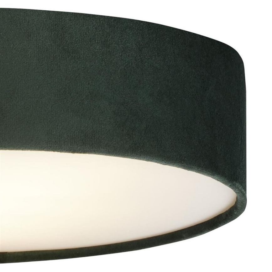 Searchlight - Ceiling light DRUM PLEAT 2xE27/15W/230V green