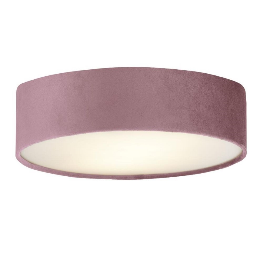 Searchlight - Ceiling light DRUM PLEAT 2xE27/15W/230V pink