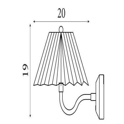 Searchlight - LED Dimmable Wall Light DANISH LED/1,5W/230V