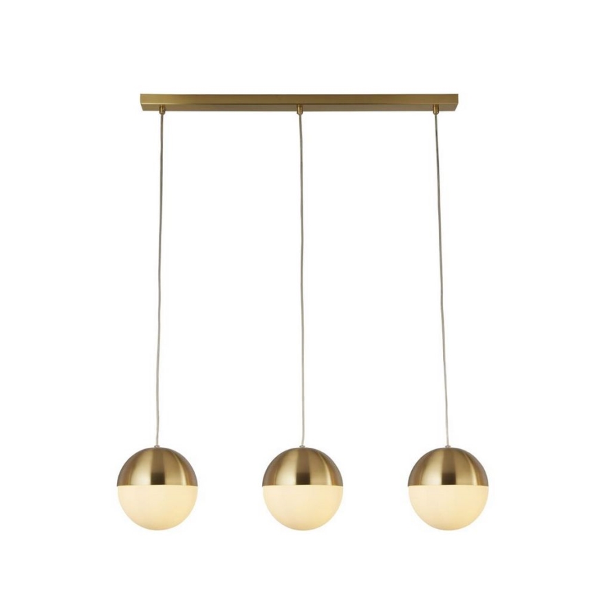 Searchlight - Chandelier on a string ENDOR 3xE27/40W/230V brass