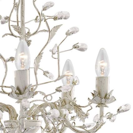 Searchlight - Chandelier on a chain ALMANDITE 5xE14/40W/230V