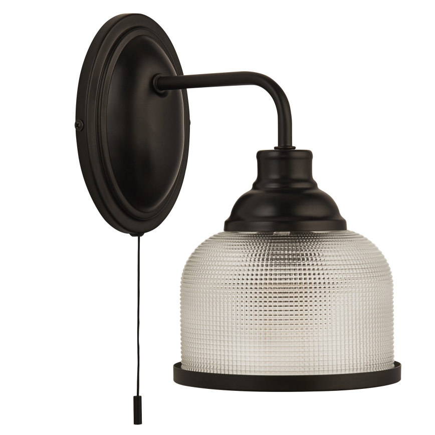 Searchlight - Wall lamp BISTRO 1xE27/60W/230V black